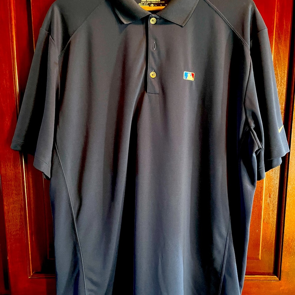 Nike Golf Dri Fit Tour Performance Polo Shirt Men’s XL NBA Navy
